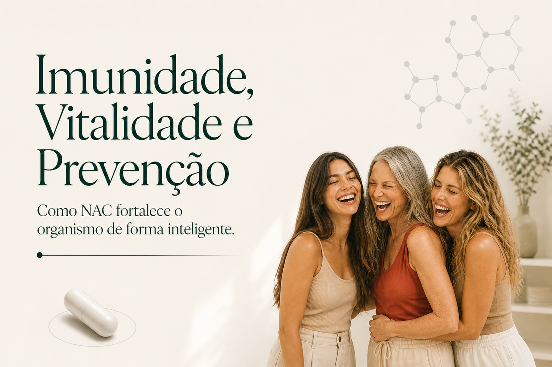 Imunidade, vitalidade e prevenção: como o NAC fortalece o organismo de forma inteligente